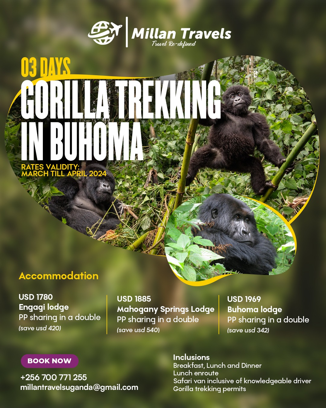 Gorilla Trekking in Buhoma