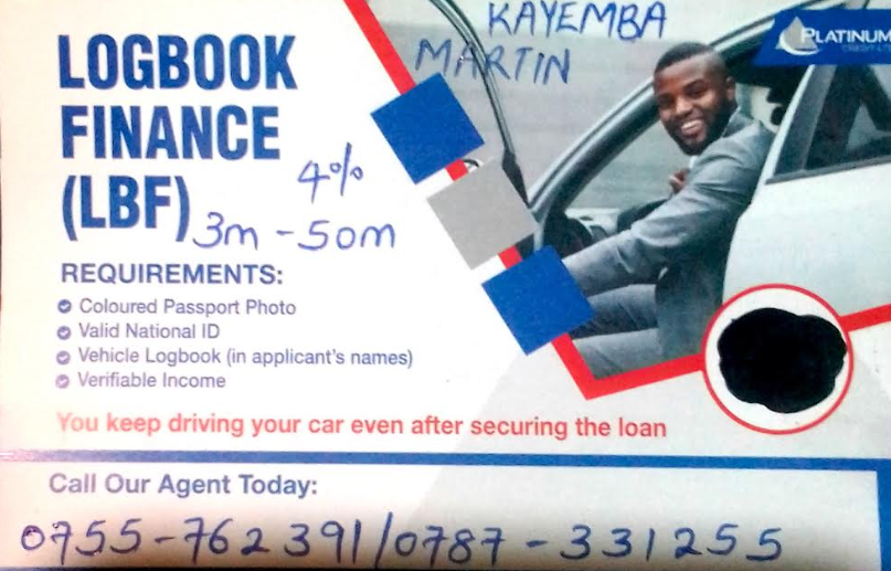 Get Fast Loans from With Only Your Car Log Book in Uganda
