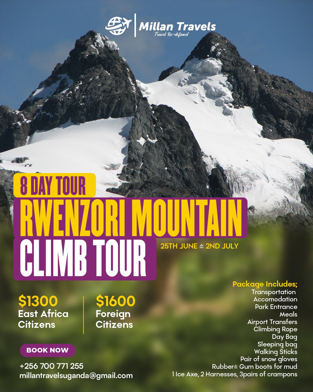 Conquer the Rwenzori Mountains