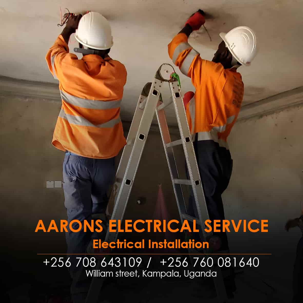 Aarons certified electrical services in Kampala Uganda
