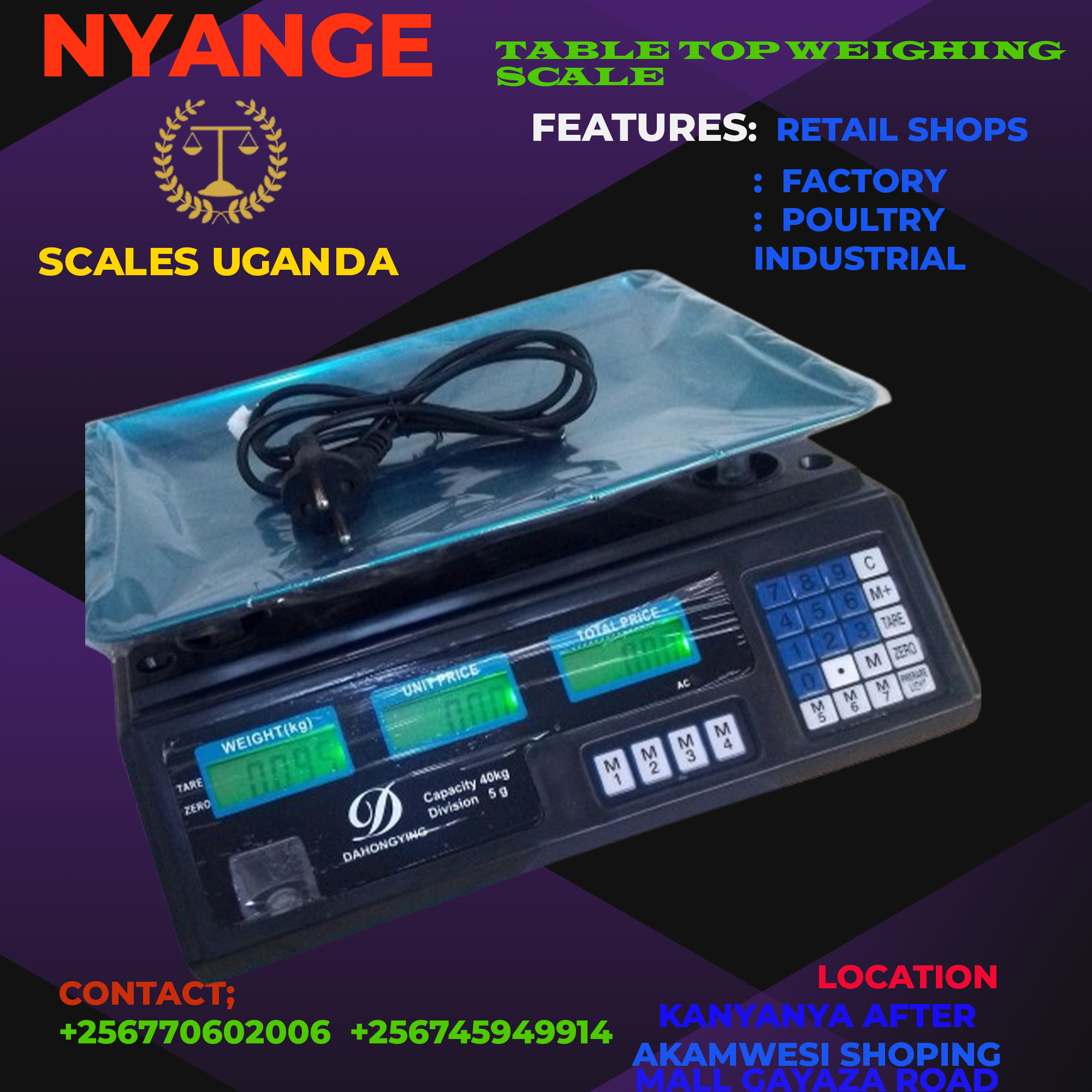 Digital Weighing Scale